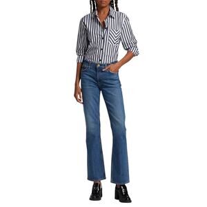 Rag & Bone Peyton Mid Rise Bootcut Denim Jeans Huntley Blue Women's Size 31